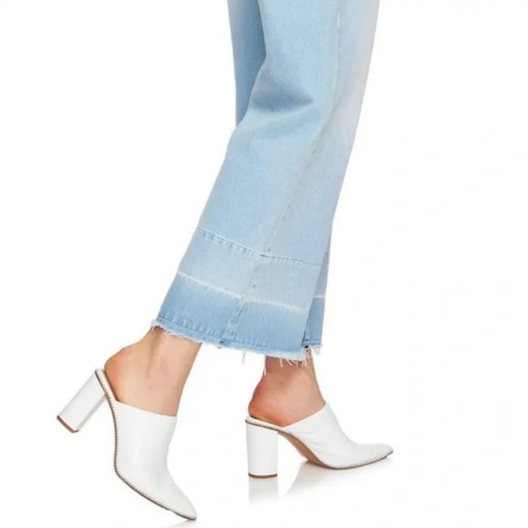 1.state  One State High Waist Corsica Wash Wide Crop Baggy Jeans Size 24 NWT - Picture 2 of 11